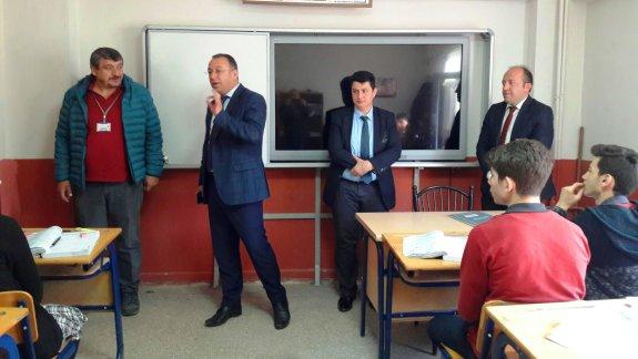 İlçe Milli Eğitim Müdürümüz Murtaza ALAN, Korgan Anadolu Lisesini Ziyaret Etti.