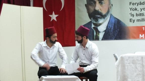 12 Mart İstiklal Marşının Kabulü ve Mehmet Akif Ersoy´u Anma Programı Yoğun Bir Katılımla Gerçekleşti.