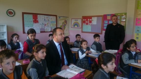 İlçe Milli Eğitim  Müdürümüz Murtaza ALAN, Yazıcı Velittin Küçük İlk/Ortaokulunu Ziyaret Etti.