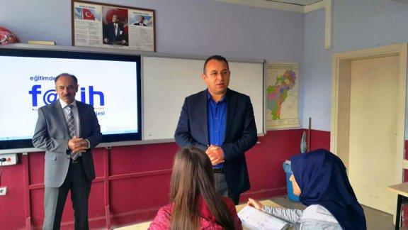 İlçe Milli Eğitim Müdürümüz Murtaza ALAN, Korgan Mesleki ve Teknik Anadolu Lisesini Ziyaret Etti.
