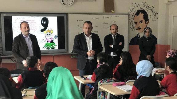 İlçe Milli Eğitim Müdürümüz Murtaza ALAN Çamlı 75. Yıl İlk/Ortaokulunu Ziyaret Etti. 