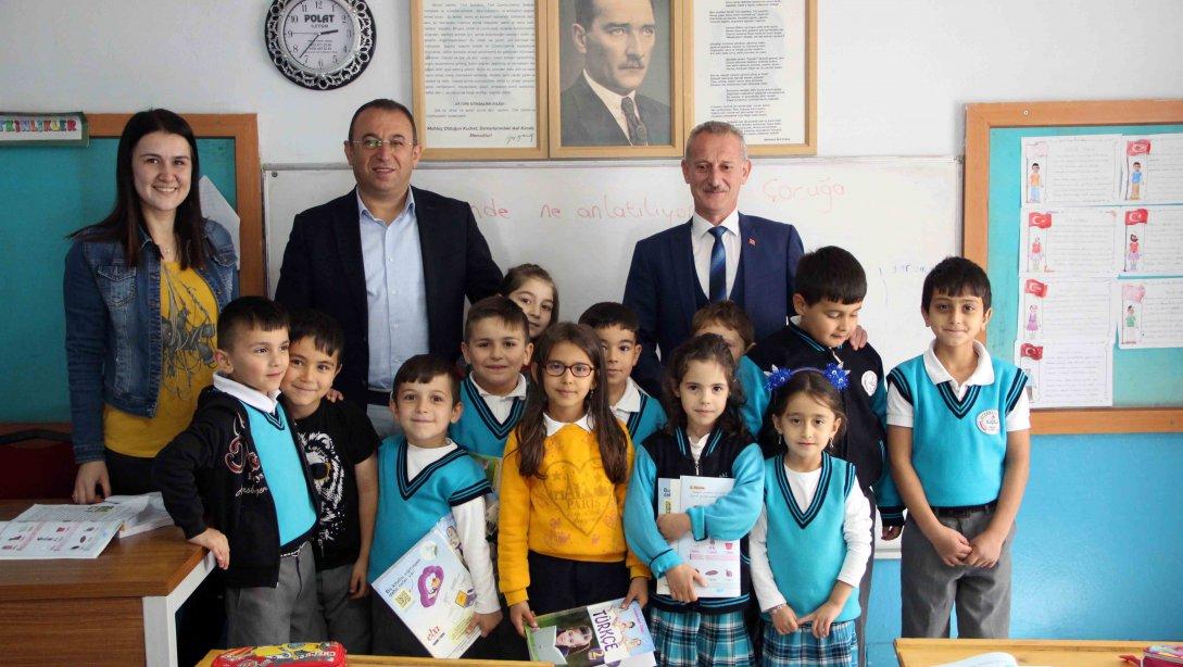 İlçe Milli Eğitim Müdürümüz Murtaza ALAN Okul Ziyaretleri Kapsamında Tepe Abaz İlkokulunu Ziyaret Etti.