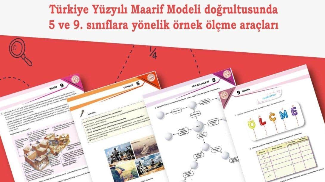 YENİ MÜFREDATA UYGUN YENİ ÖRNEK ÖLÇME ARAÇLARI YAYIMLANDI.